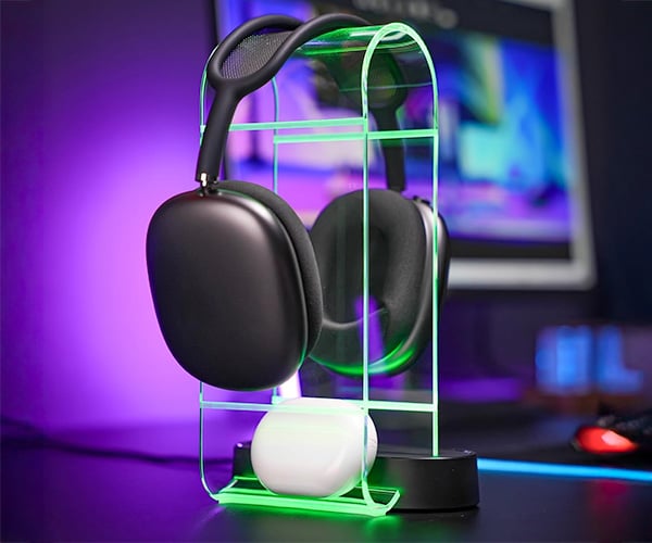 Acrylic RGB Headphone Stand