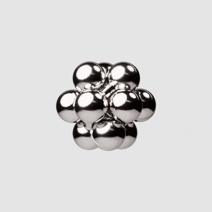 Atom Mechanical Metal Puzzle