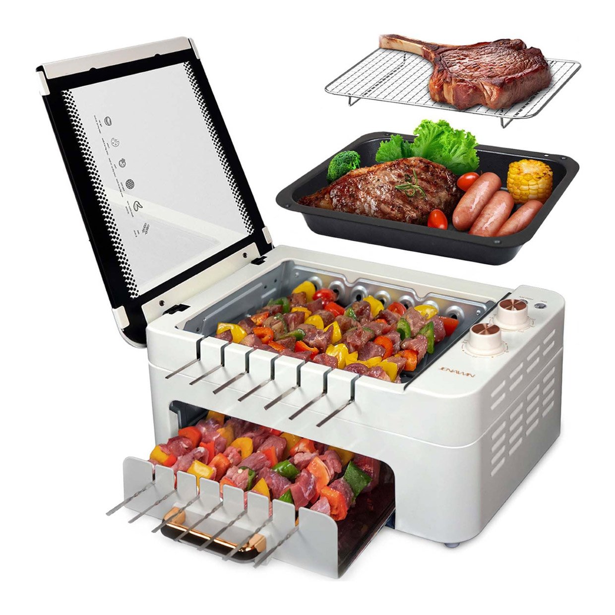 Indoor Kebab Cooker + Grill
