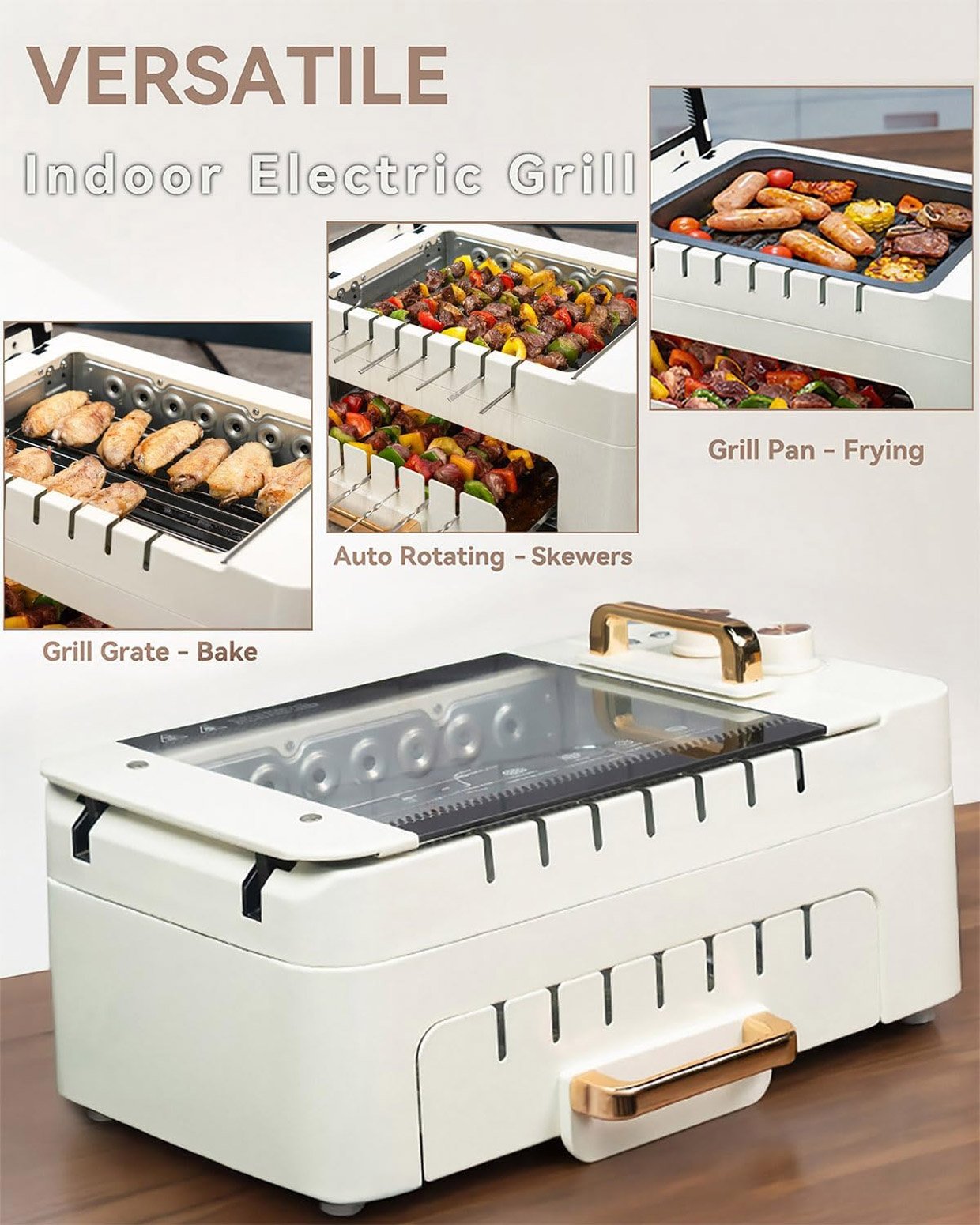 Indoor Kebab Cooker + Grill