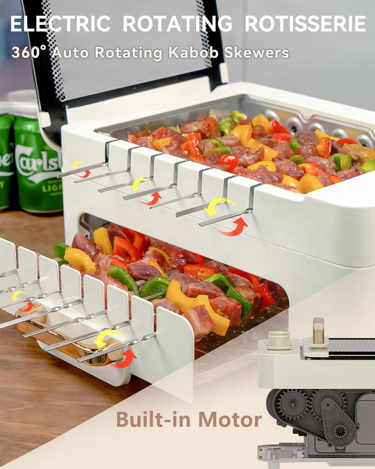 Indoor Kebab Cooker + Grill