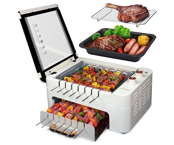 Indoor Kebab Cooker + Grill