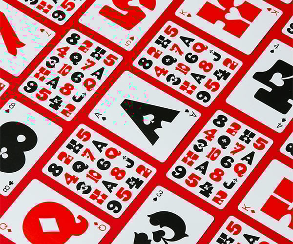 Just Type Playing Cards