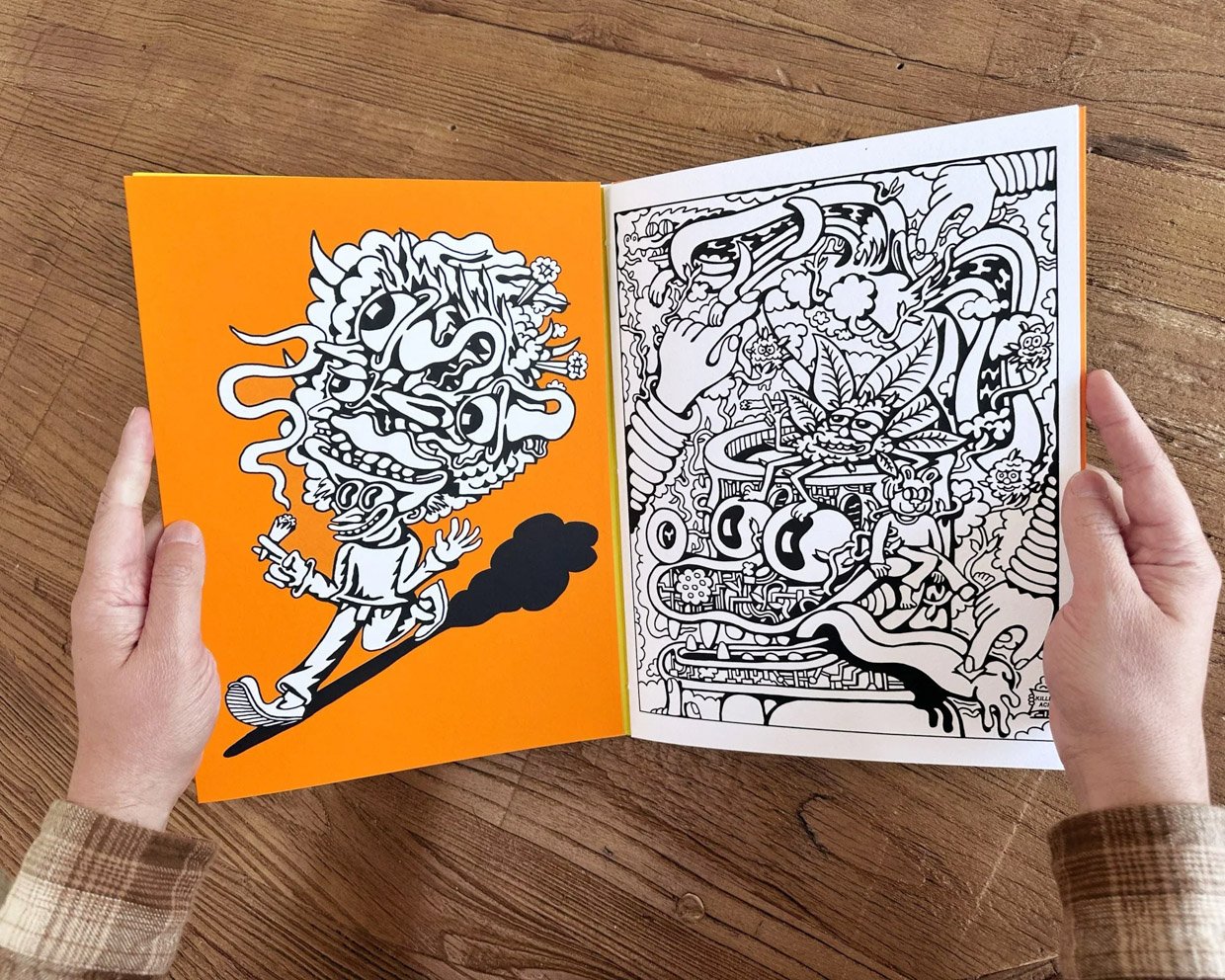 Microdose Coloring Book by Killer Acid
