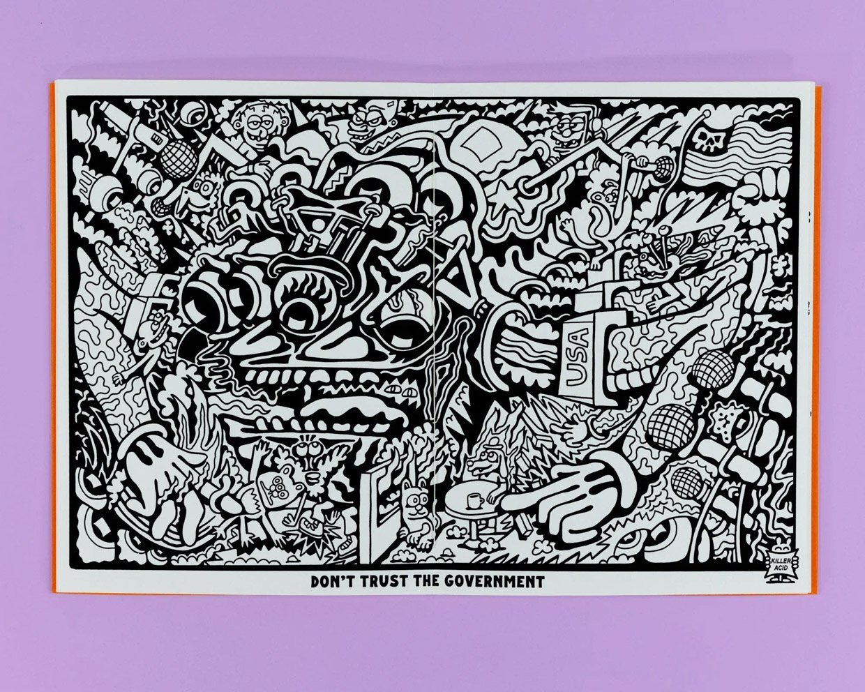 Microdose Coloring Book by Killer Acid