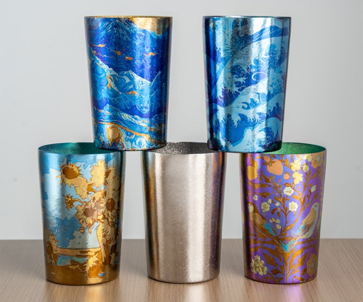 Titaner Color-Ti Double-Wall Cups