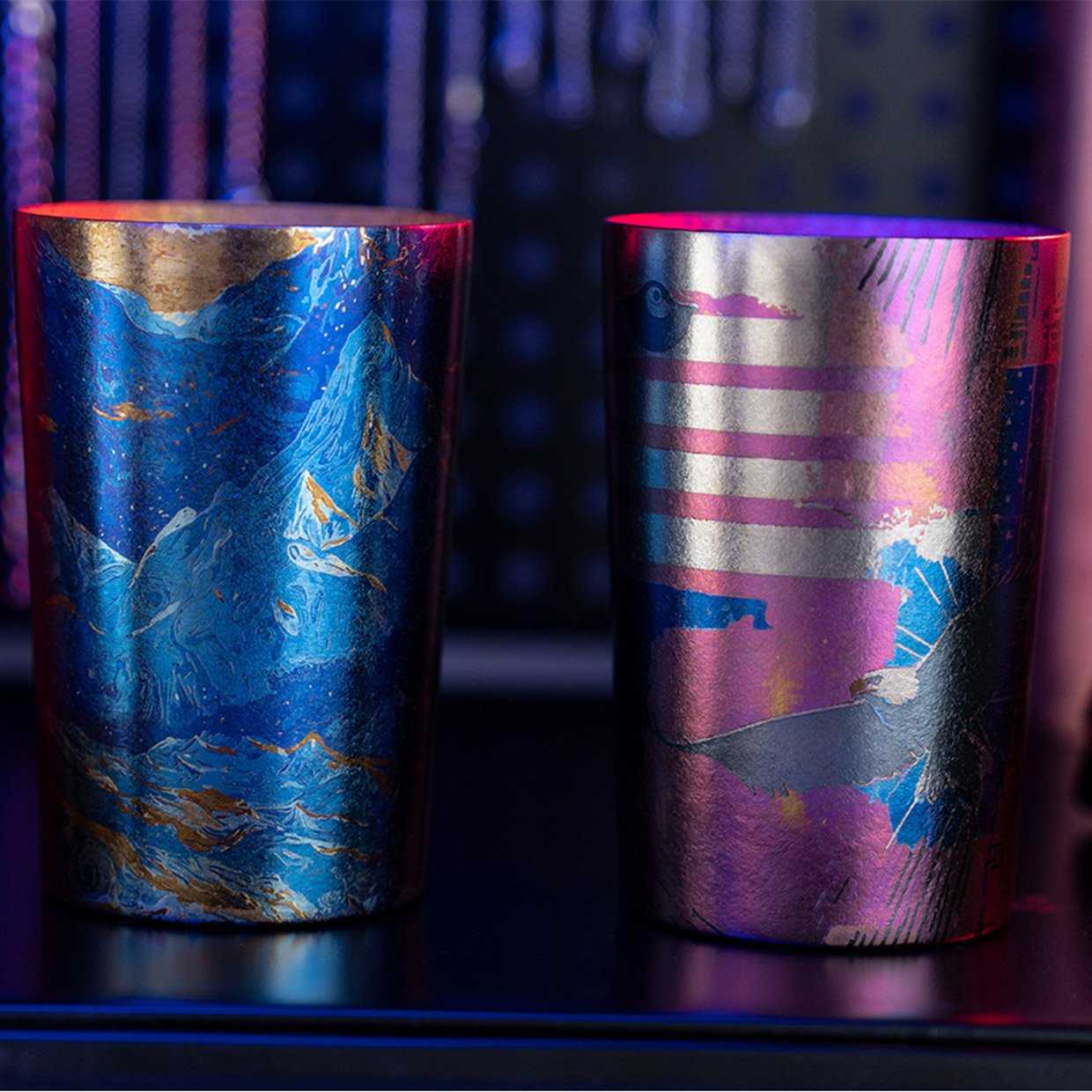 Titaner Color-Ti Double-Wall Cups