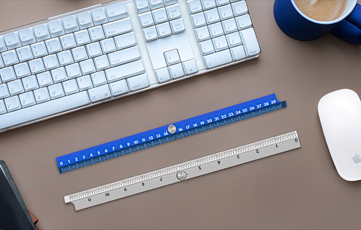The 25° Ruler Fold-X Is Precise, Compact, and Made from Aluminum