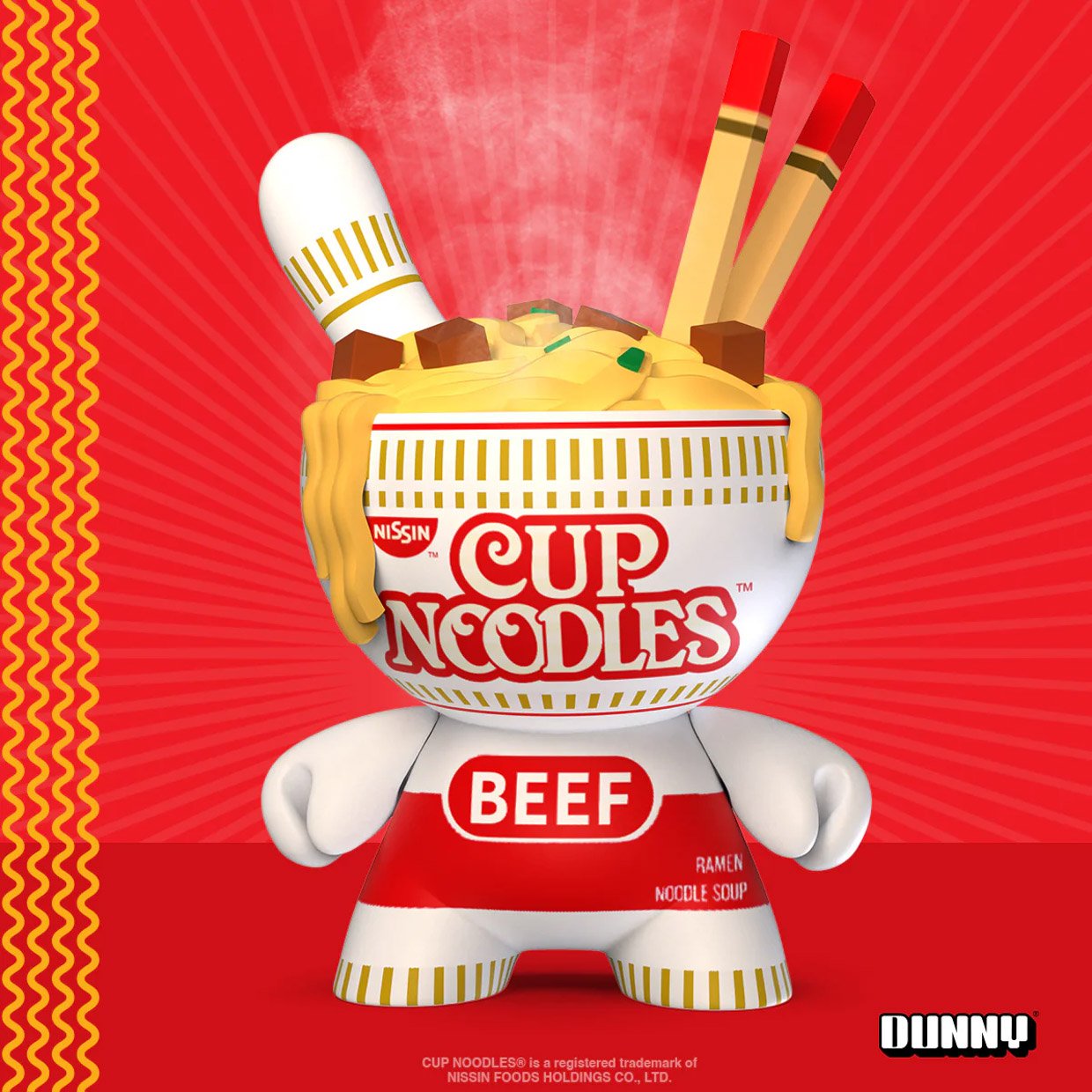 Nissin x KidRobot Cup Noodles Dunny Figures