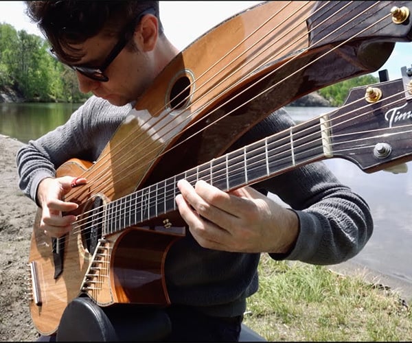 Wicked Game on Harp Guitar