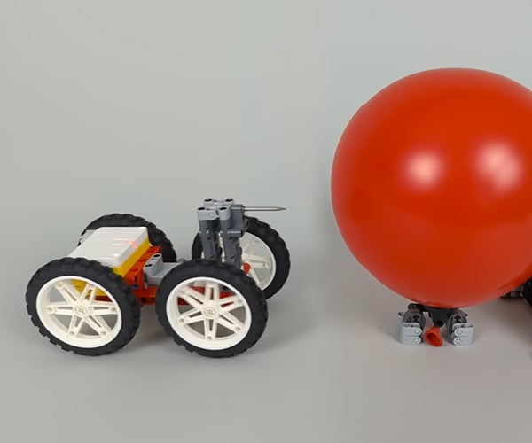 Popping Balloons with a LEGO Car