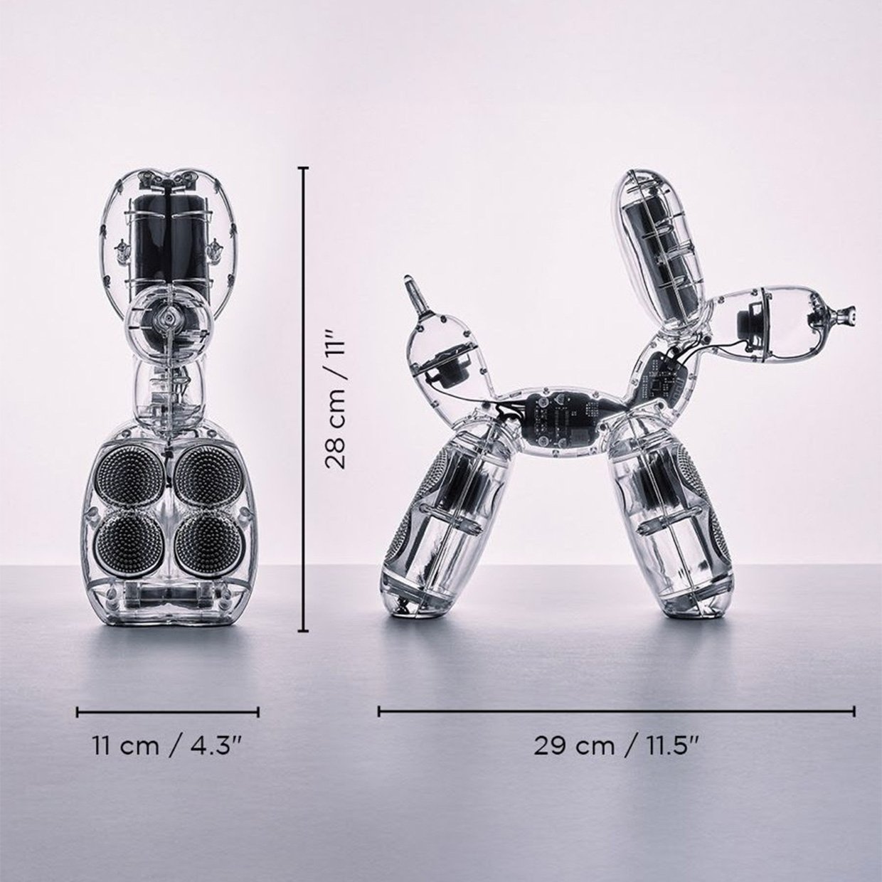 Lexon x Jeff Koons Balloon Dog Lamp + Speaker