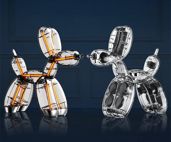 Lexon x Jeff Koons Balloon Dog Lamp + Speaker