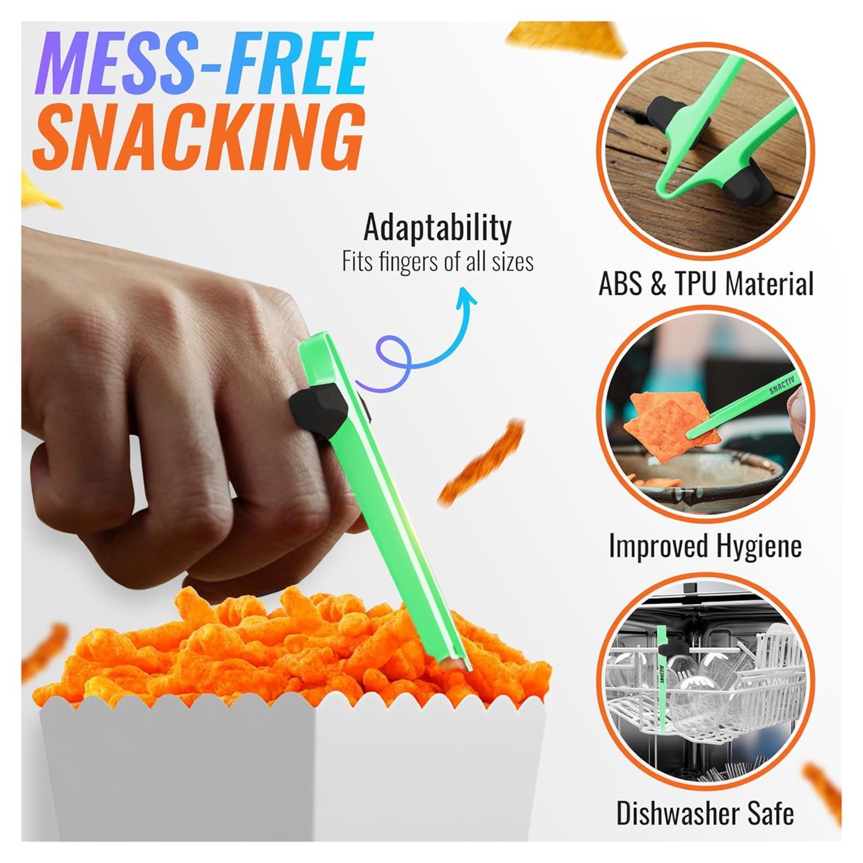 SNACTIV PRO Night Mode Snack Grabbers