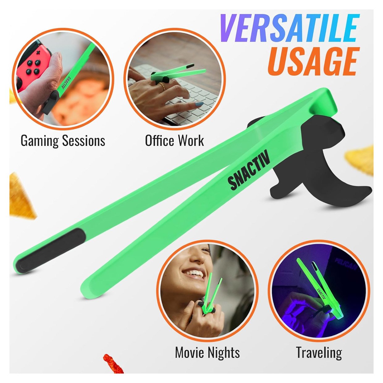 SNACTIV PRO Night Mode Snack Grabbers