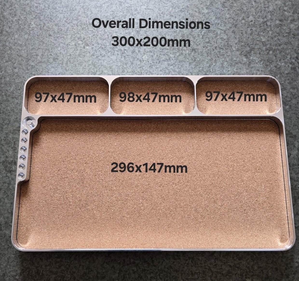 Aluminum Maintenance Tray