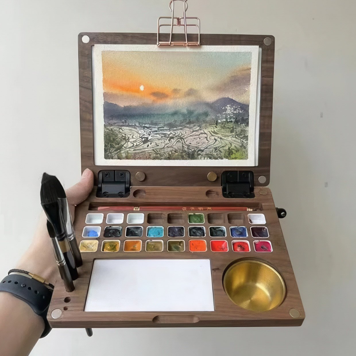 ArtMate Master Edition Walnut Art Kit