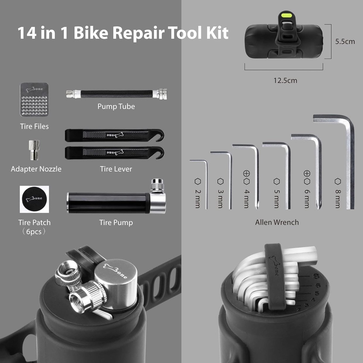 BONE Portable Bike Tool Capsule