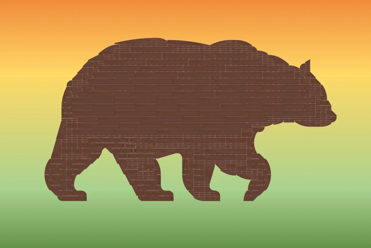 LEGO Ideas Bear Statue