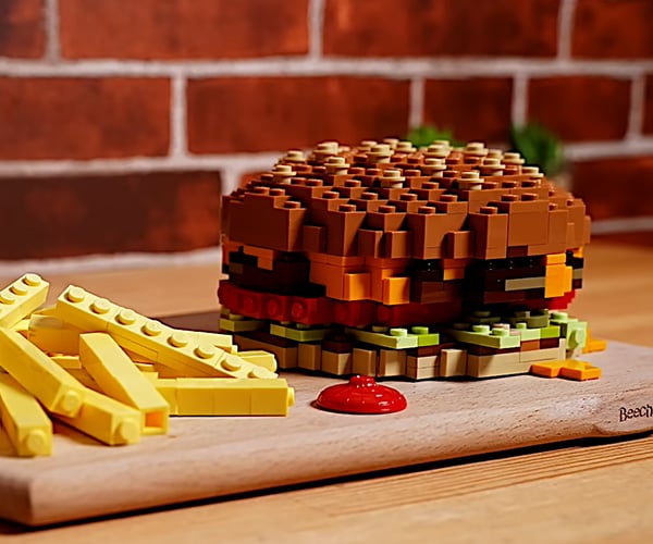 Cheeseburger LEGO Stop-motion