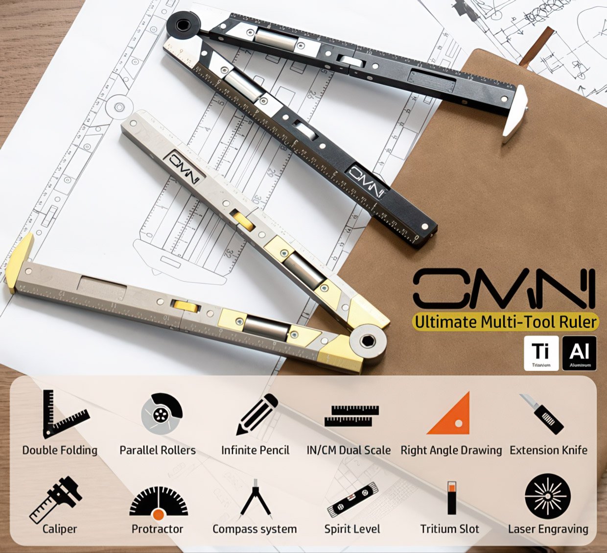 OMNI-R Multifunction Ruler