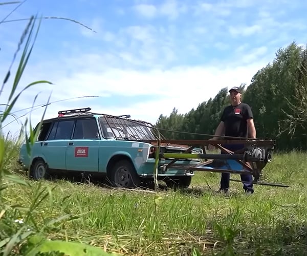 Car Engine Weed Whacker