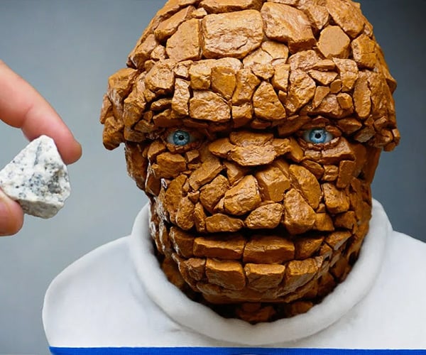 The Fantastic Four Superpower Sculptures