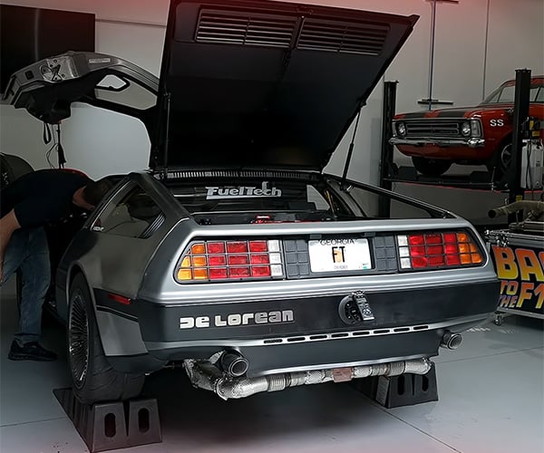 Ferrari-powered DeLorean