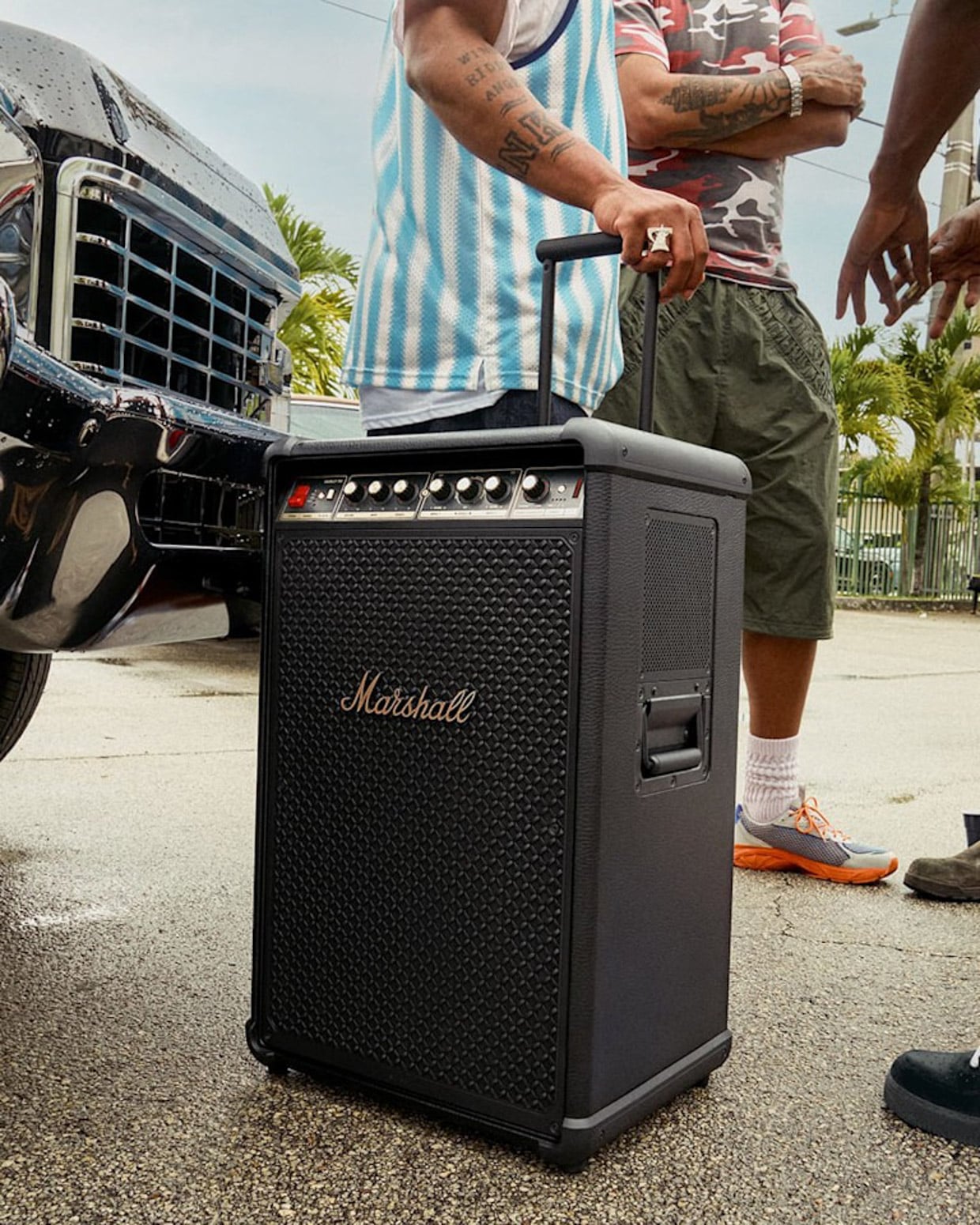Marshall Bromley 750: A 500W Party Speaker With 40-Hour Battery Life