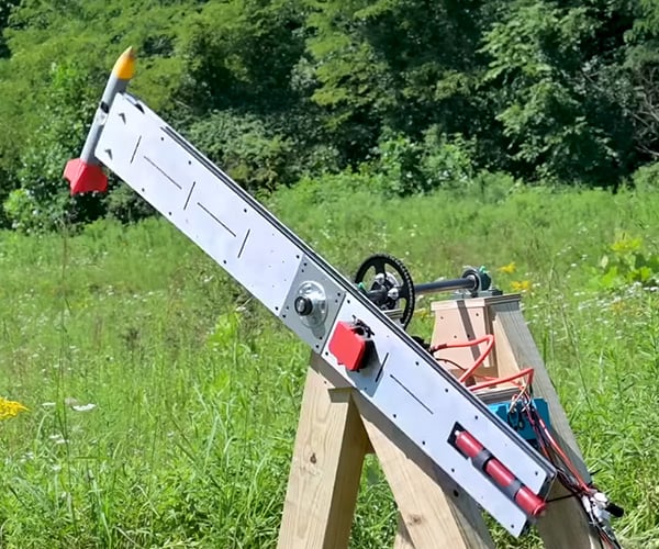 Homebrew SpinLaunch Kinetic Rocket Launcher