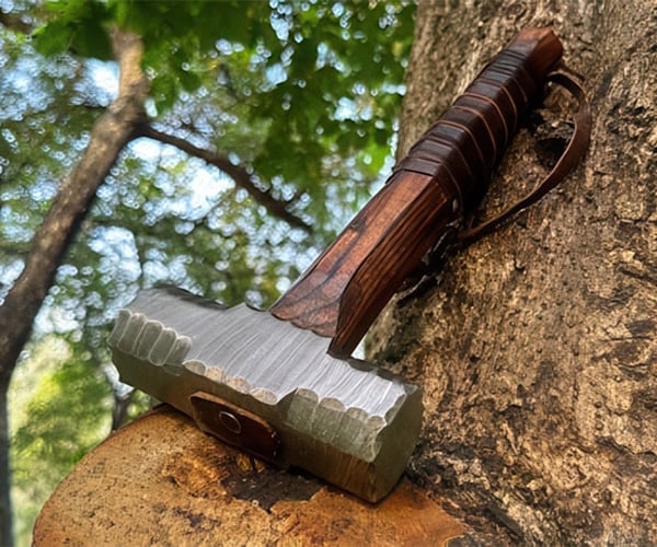 Thom Handmade Damascus Hammer