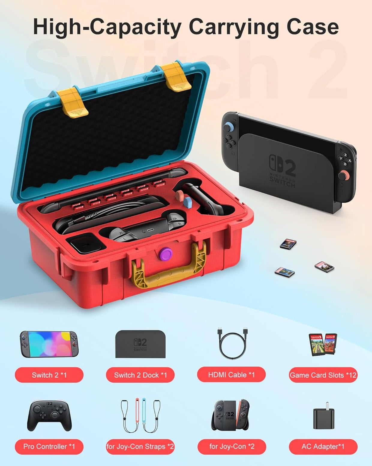 Nintendo Switch Hard Shell Carrying Case