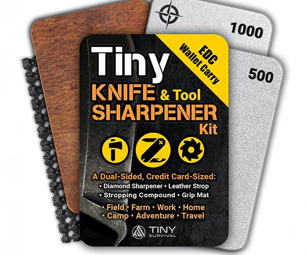 Tiny Knife + Tool Sharpener Kit