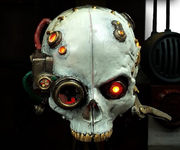 Making a Warhammer 40k Talking Skull