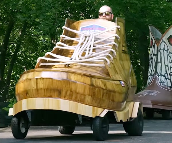 Making a Wooden Boot Go-Kart