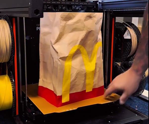 3D-Printed McDonald’s Bag