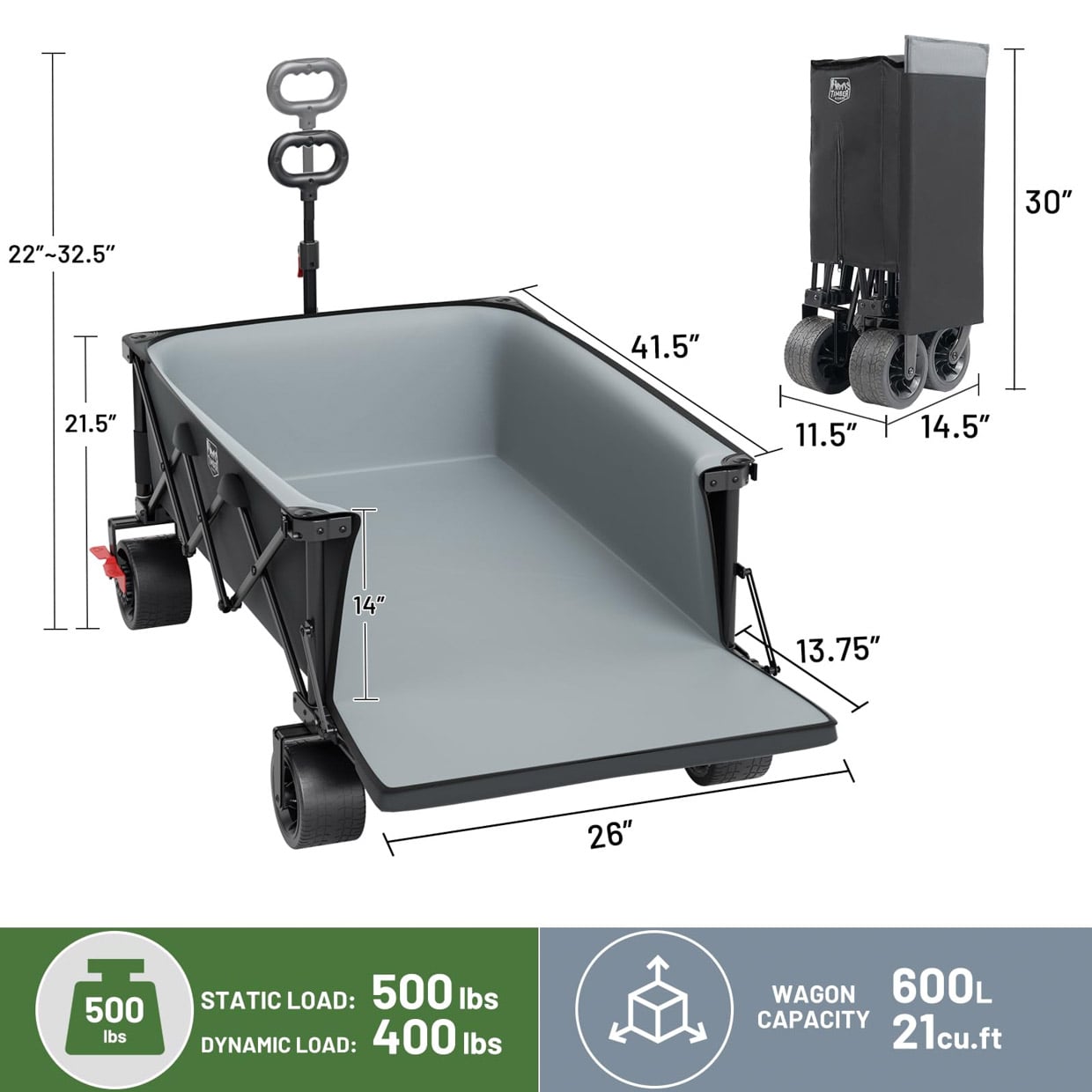 Timber Ridge Wagon Parts The Beast Wagon Can Haul 400 Pounds of Outdoor Gear