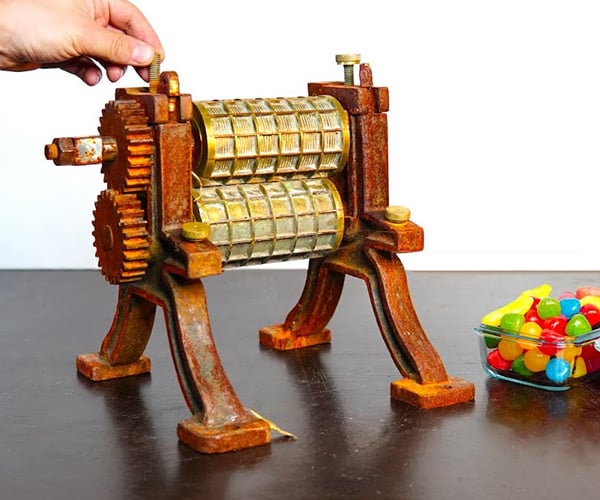Restoring a Rusty Candy Roller Machine