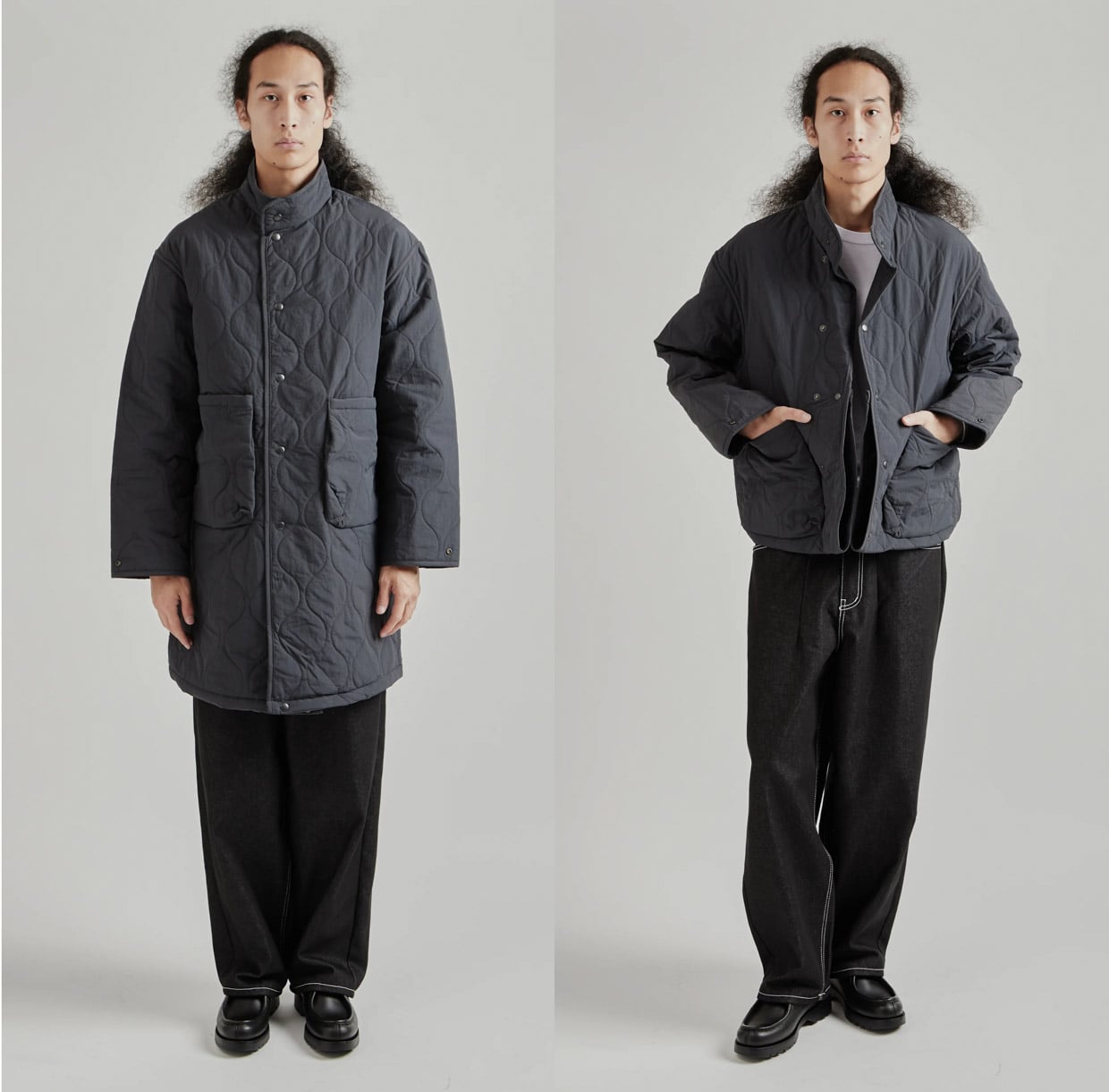 ジャケット・アウター yue This Convertible Padded Coat Goes From Long to Short in a Snap