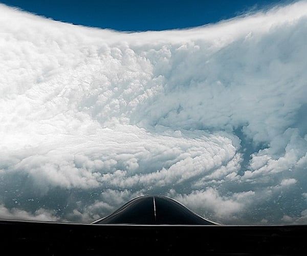 Flying into a Category 5 Hurricane