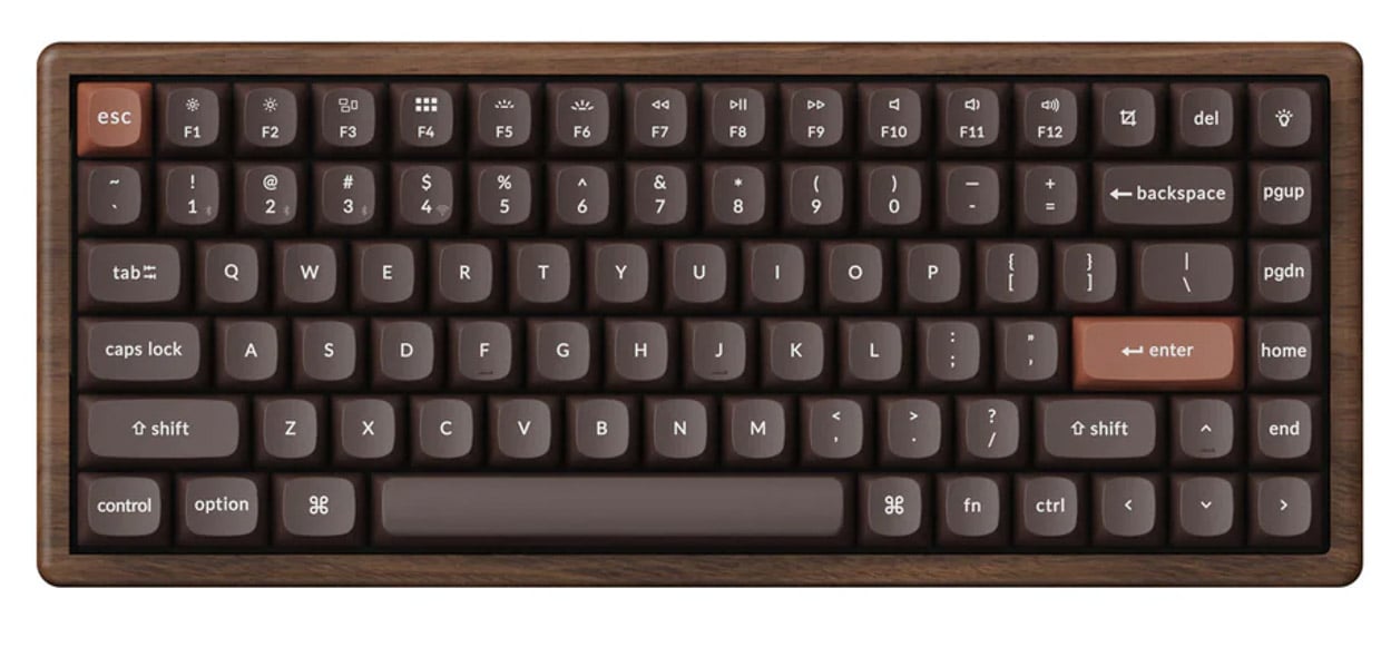 This Special Keychron K2 HE Has a Beautiful Walnut Wood Case