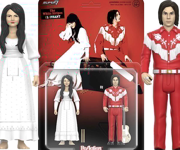 The White Stripes Elephant ReAction Figures
