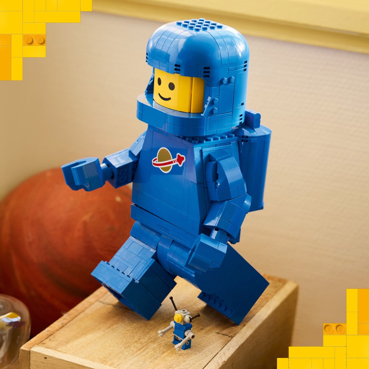 LEGO Scales Up Its Classic Blue Spaceman Minifigure