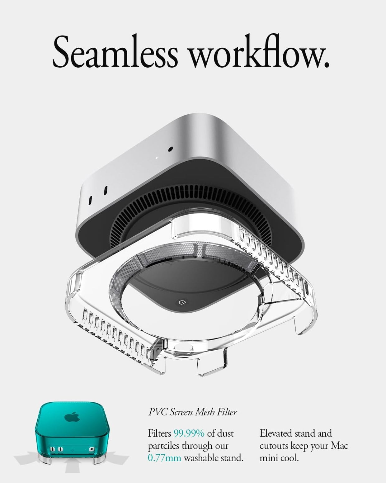 Spigen's Colorful Filter Case Turns Your M4 Mac Mini Into an iMac G3