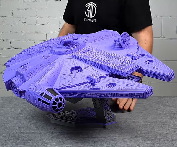 Bolt-together Millennium Falcon