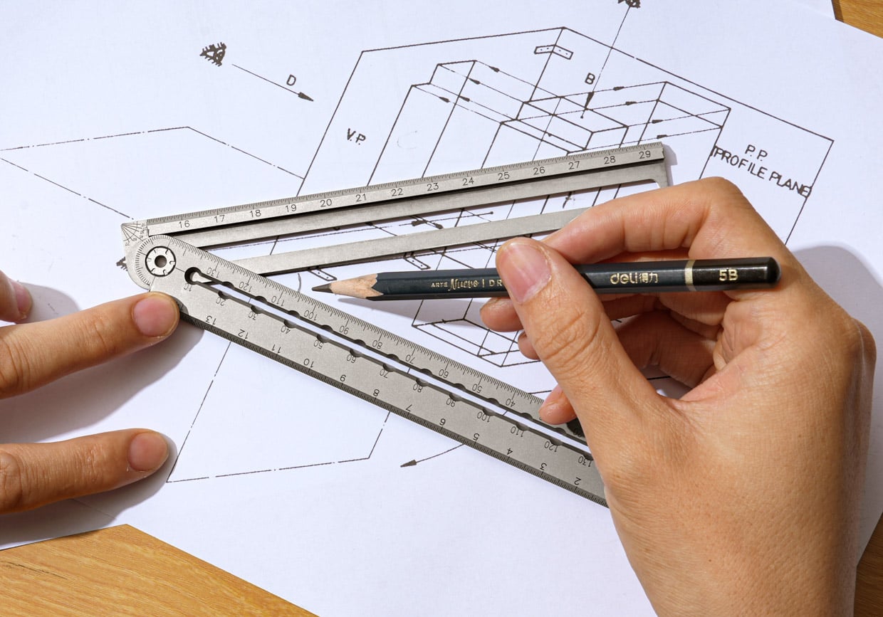 UnioArc Titanium Multi-Ruler