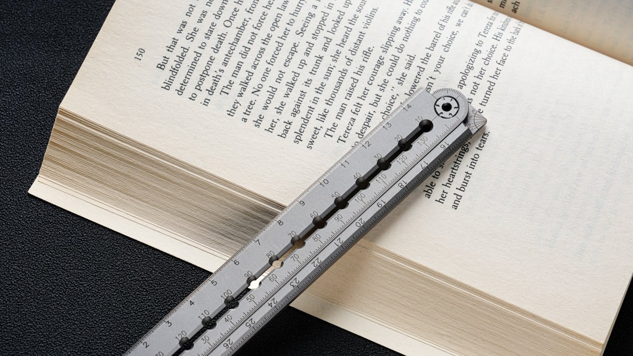 UnioArc Titanium Multi-Ruler