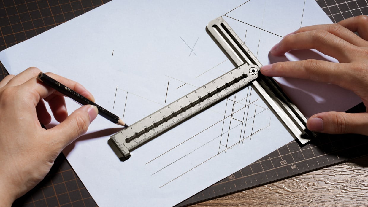 UnioArc Titanium Multi-Ruler