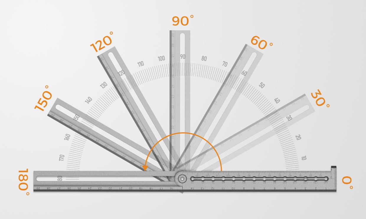 UnioArc Titanium Multi-Ruler
