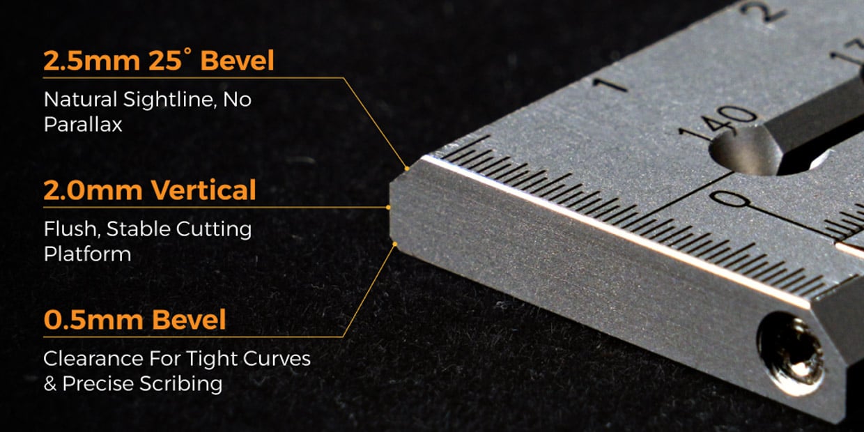 UnioArc Titanium Multi-Ruler